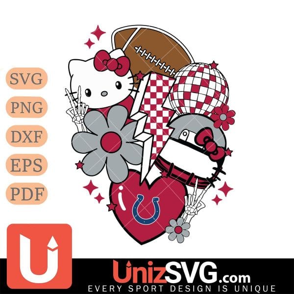 Indianapolis Colts Hello Kitty Nfl 2