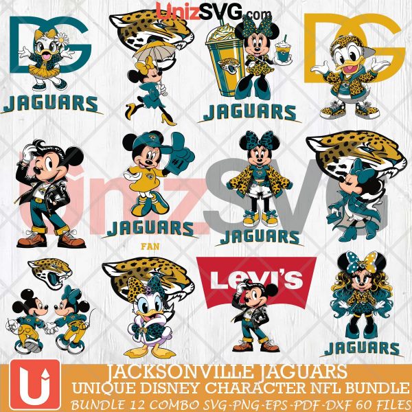 Jacksonville Jaguars Disney Characters NFL Bundle 12