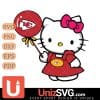 Kansas City Chiefs Cute Hello Kitty 2