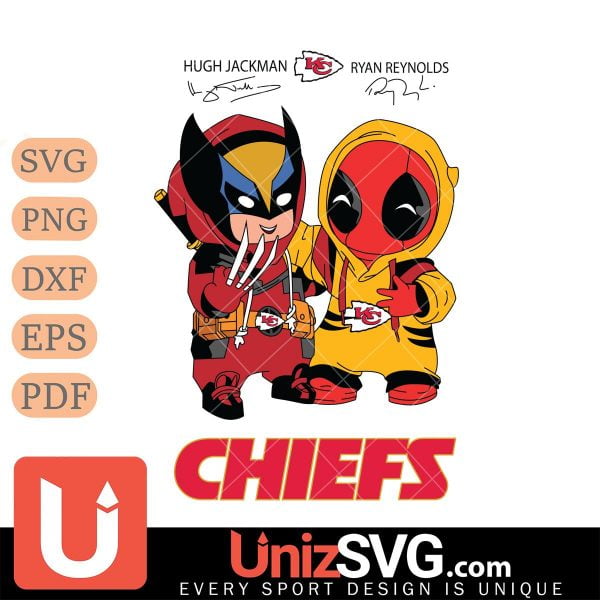 Kansas City Chiefs Deadpool X Wolverine Funny