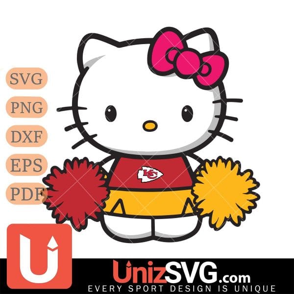 Kansas City Chiefs Hello Kitty Cheerleader 2