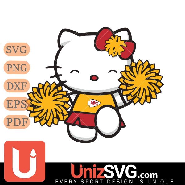 Kansas City Chiefs Hello Kitty Cheerleader