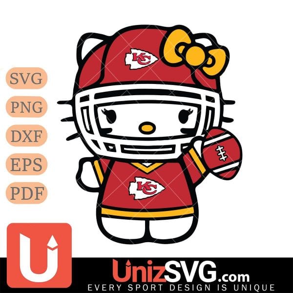 Kansas City Chiefs Hello Kitty Nfl 1