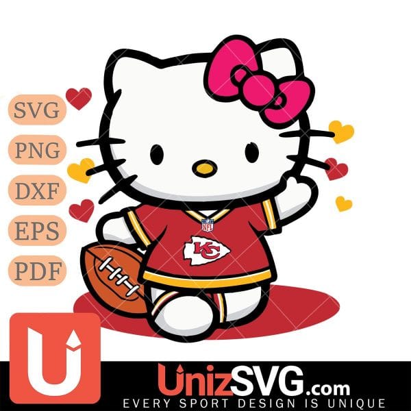 Kansas City Chiefs Hello Kitty Nfl 3