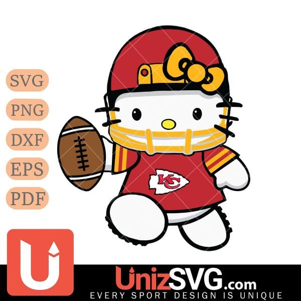 Kansas City Chiefs Hello Kitty Nfl 4