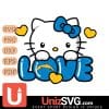 Los Angeles Chargers Hello Kitty Love