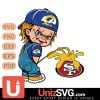 Los Angeles Rams Chucky Piss On San Francisco 49ers