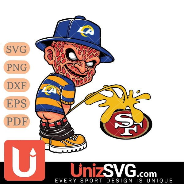 Los Angeles Rams Freddy Krueger Piss On San Francisco 49ers