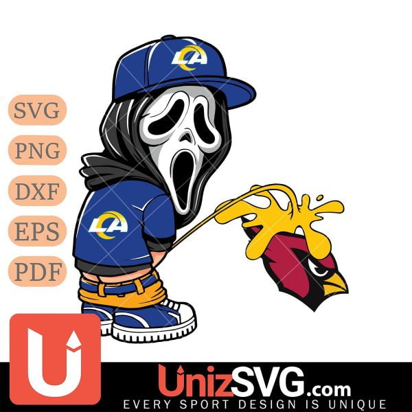 Los Angeles Rams Ghostface Piss On Arizona Cardinals