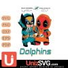 Miami Dolphins Deadpool X Wolverine Funny