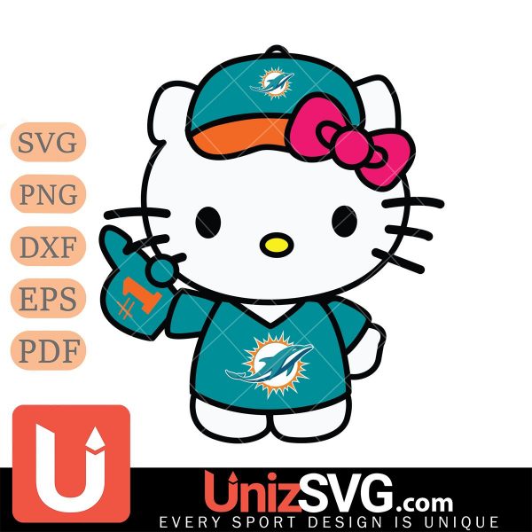 Miami Dolphins Hello Kitty Best Fan