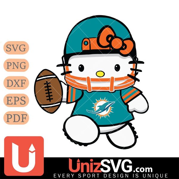 Miami Dolphins Hello Kitty Nfl 4