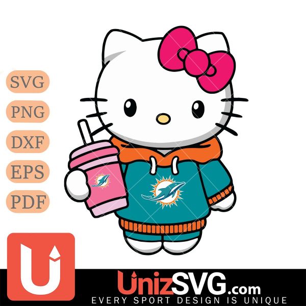 Miami Dolphins Pretty Hello Kitty