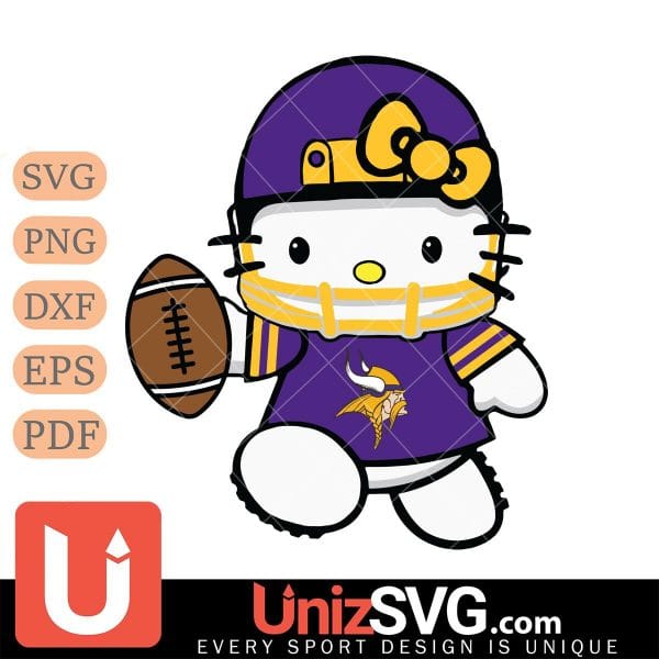 Minnesota Vikings Hello Kitty Nfl 4