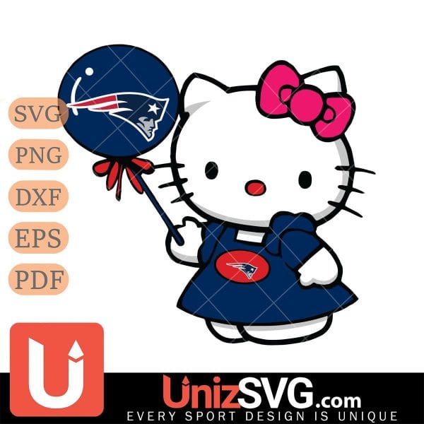 New England Patriots Cute Hello Kitty 2