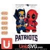 New England Patriots Deadpool X Wolverine Funny