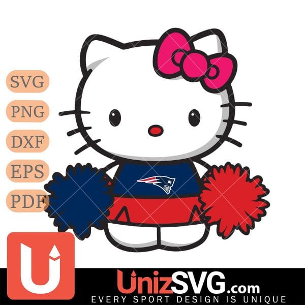 New England Patriots Hello Kitty Cheerleader 2