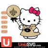 New Orleans Saints Cute Hello Kitty 2