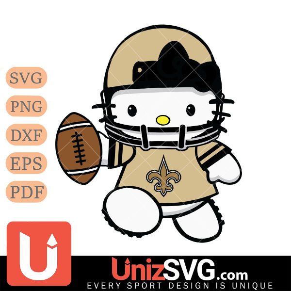 New Orleans Saints Hello Kitty Nfl 4