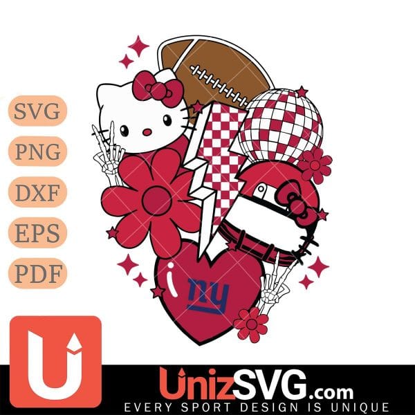 New York Giants Hello Kitty Nfl 2