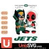 New York Jets Deadpool X Wolverine Funny