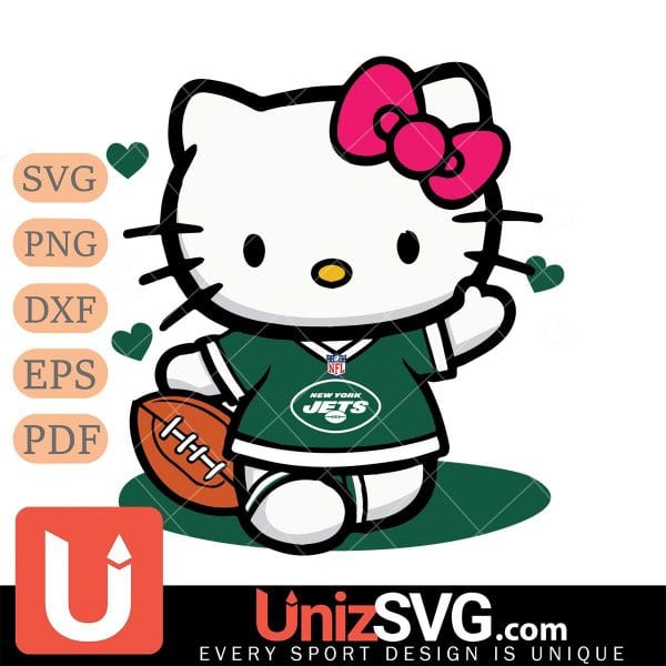 New York Jets Hello Kitty Nfl 3