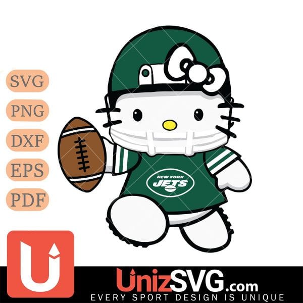 New York Jets Hello Kitty Nfl 4