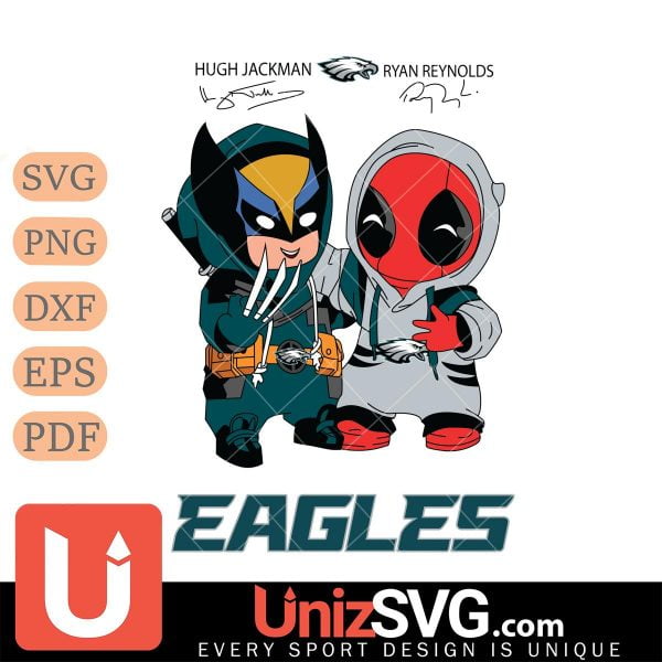 Philadelphia Eagles Deadpool X Wolverine Funny