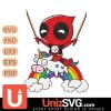 Pittsburgh Steelers Cute Deadpool Rainbow