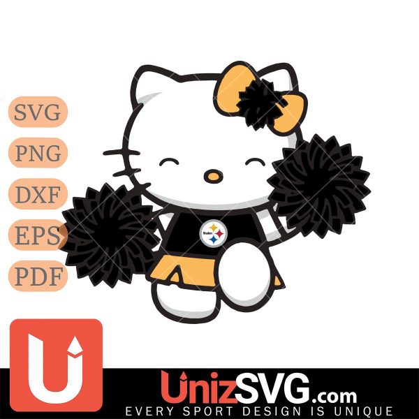 Pittsburgh Steelers Hello Kitty Cheerleader