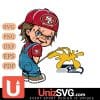 San Francisco 49ers Chucky Piss On Seattle Seahawks