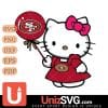 San Francisco 49ers Cute Hello Kitty 2