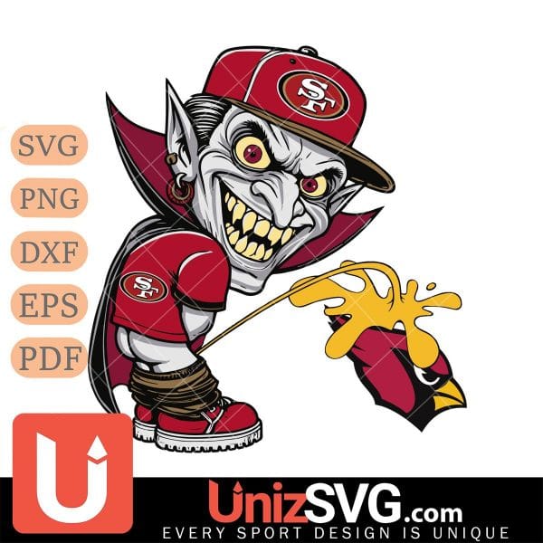 San Francisco 49ers Dracula Piss On Arizona Cardinals