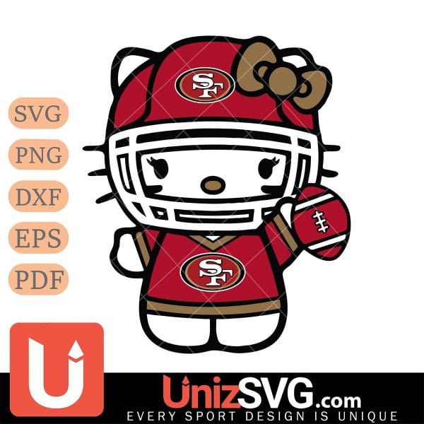 San Francisco 49ers Hello Kitty Nfl 1