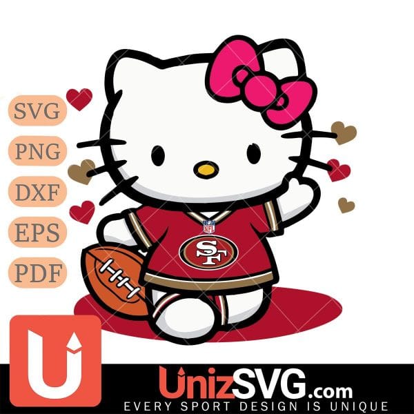 San Francisco 49ers Hello Kitty Nfl 3