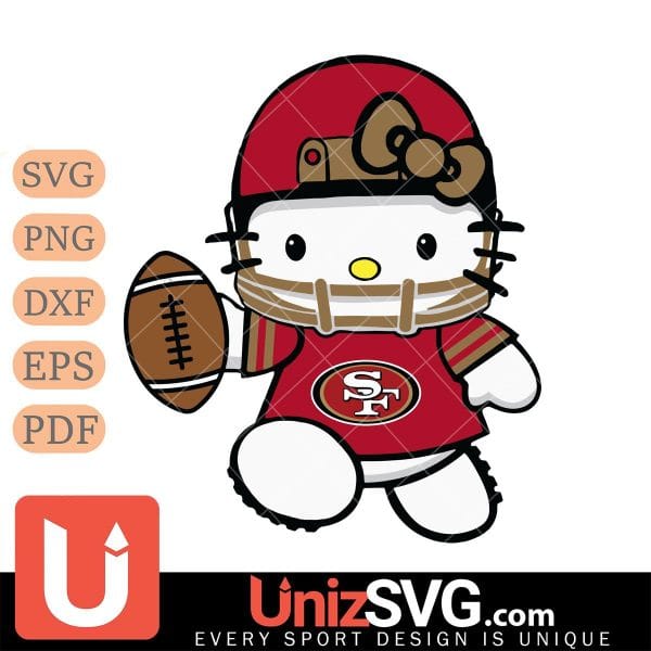 San Francisco 49ers Hello Kitty Nfl 4