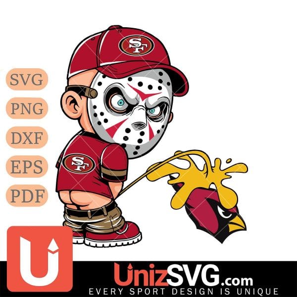 San Francisco 49ers Jason Voorhees Piss On Arizona Cardinals