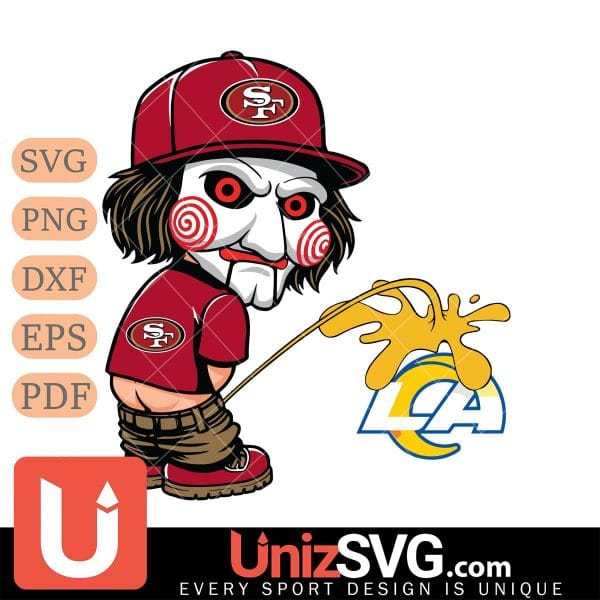 San Francisco 49ers Jigsaw Piss On Los Angeles Rams