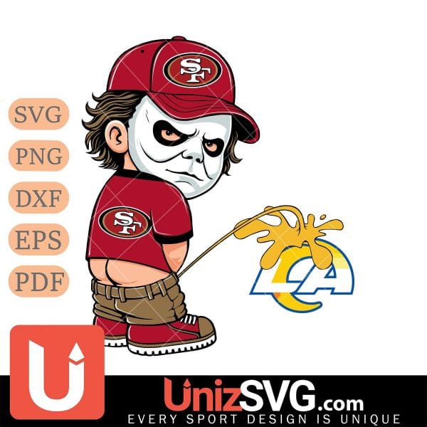 San Francisco 49ers Michael Myers Piss On Los Angeles Rams