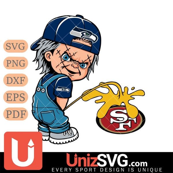 Seattle Seahawks Chucky Piss On San Francisco 49ers