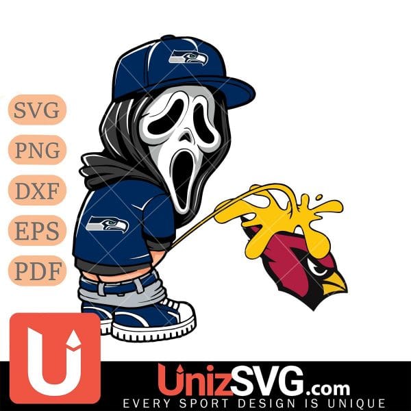 Seattle Seahawks Ghostface Piss On Arizona Cardinals