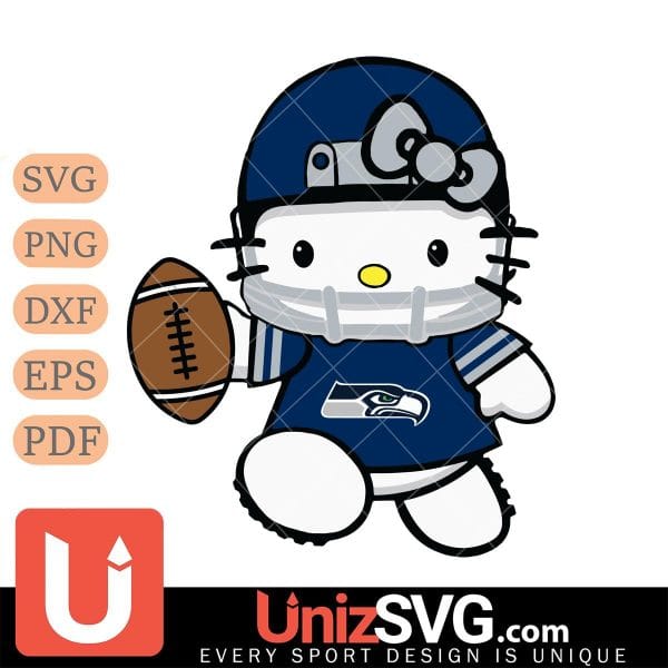 Seattle Seahawks Hello Kitty Nfl 4