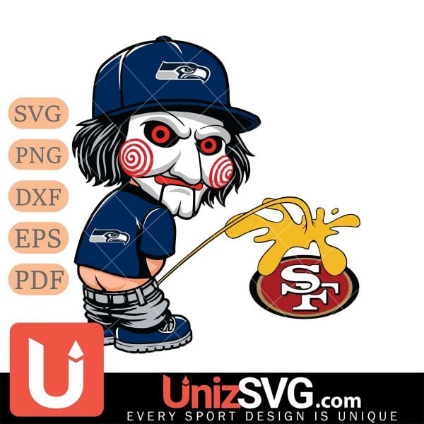 Seattle Seahawks Jigsaw Piss On San Francisco 49ers