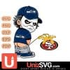 Seattle Seahawks Michael Myers Piss On San Francisco 49ers