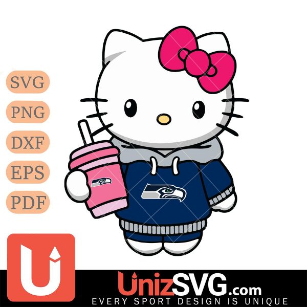 Seattle Seahawks Pretty Hello Kitty