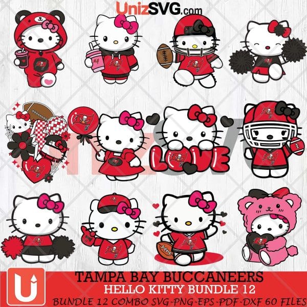 Tampa Bay Buccaneers Hello Kitty Bundle 12