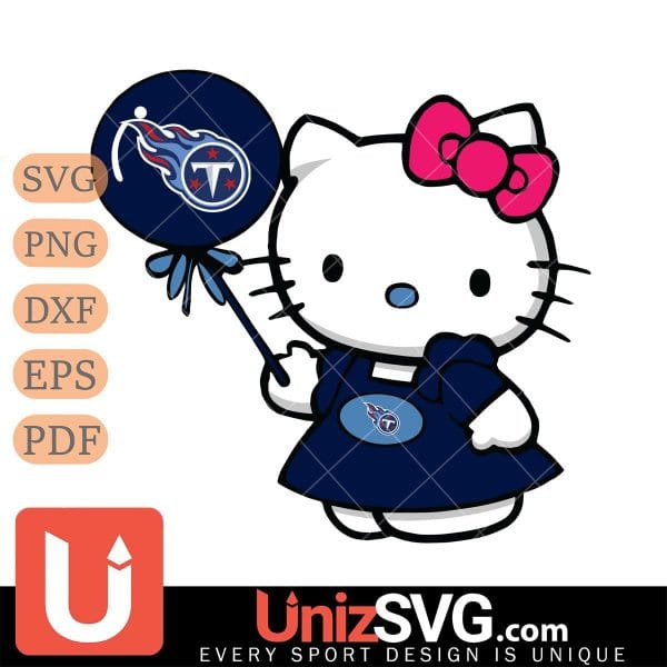 Tennessee Titans Cute Hello Kitty 2