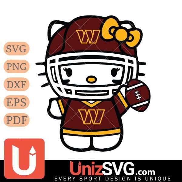 Washington Football Team Hello Kitty Nfl 1