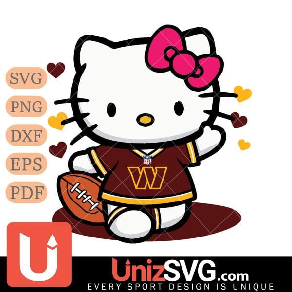 Washington Football Team Hello Kitty Nfl 3