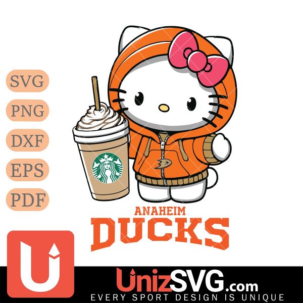 Anaheim Ducks Hello Kitty Starbucks